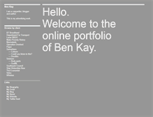 Tablet Screenshot of portfolio.ben-kay.com